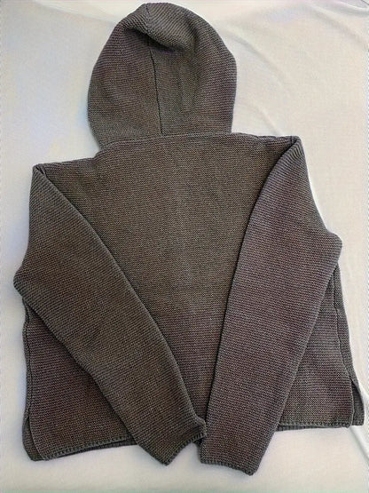 Briselda™ | Eleganter Strickjacke Mit Langen Ärmeln Und Kapuze