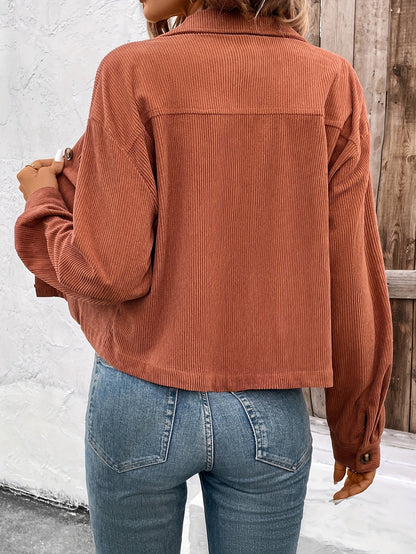 Nichola™ | Langärmelige Jacke Mit Knopfleiste