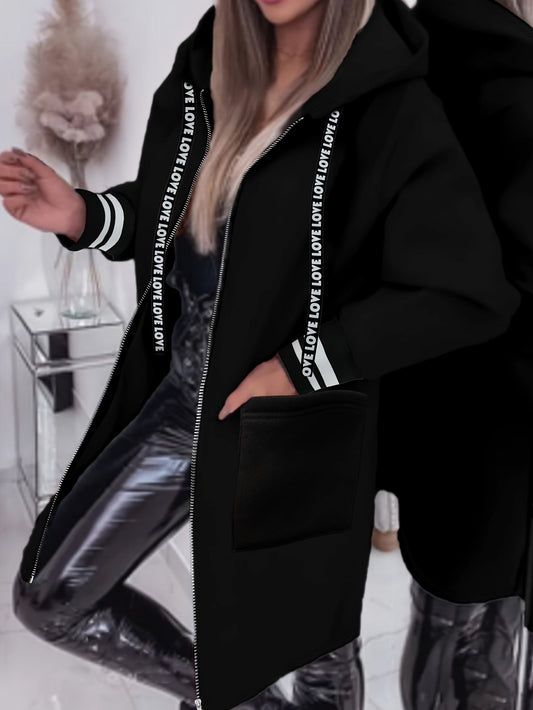 Nicola™ | Langärmelige Jacke Mit Seitentaschen