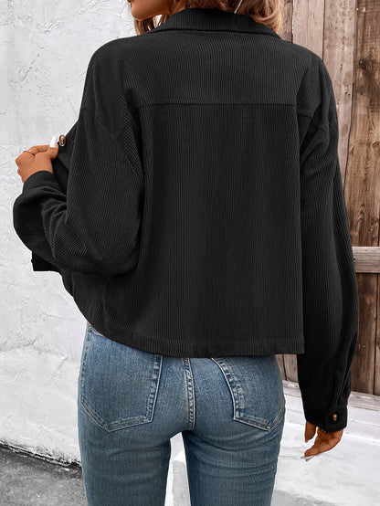 Nichola™ | Langärmelige Jacke Mit Knopfleiste