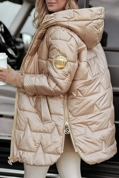 Savrani™ | Eleganter Wintermantel mit Kapuze und Futter