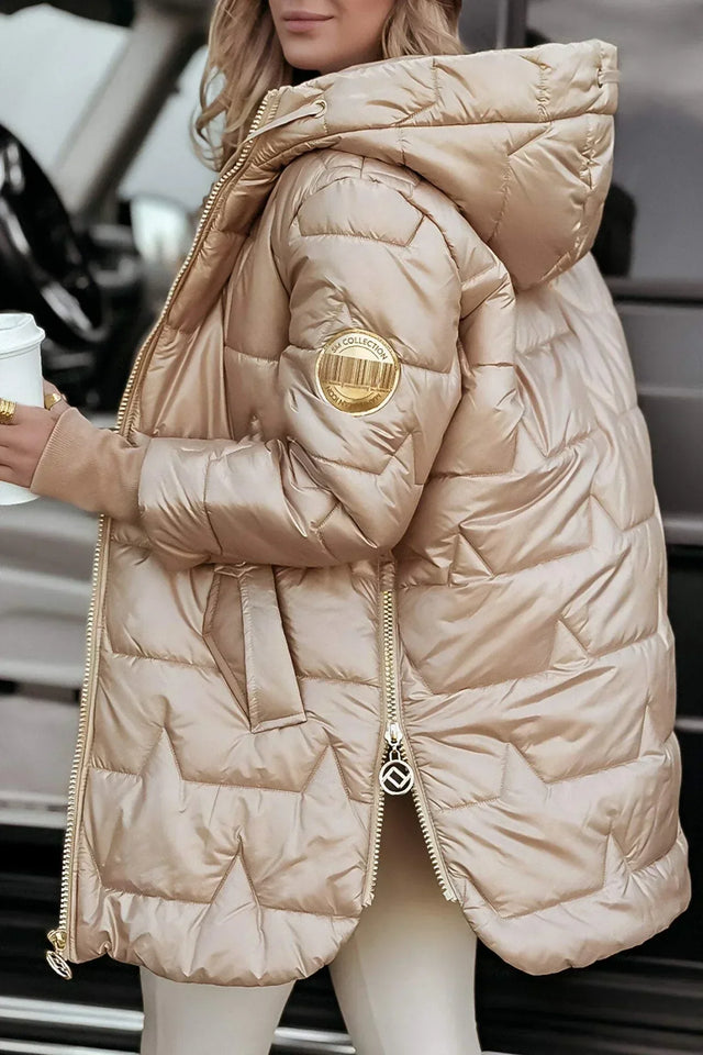 Savrani™ | Eleganter Wintermantel mit Kapuze und Futter