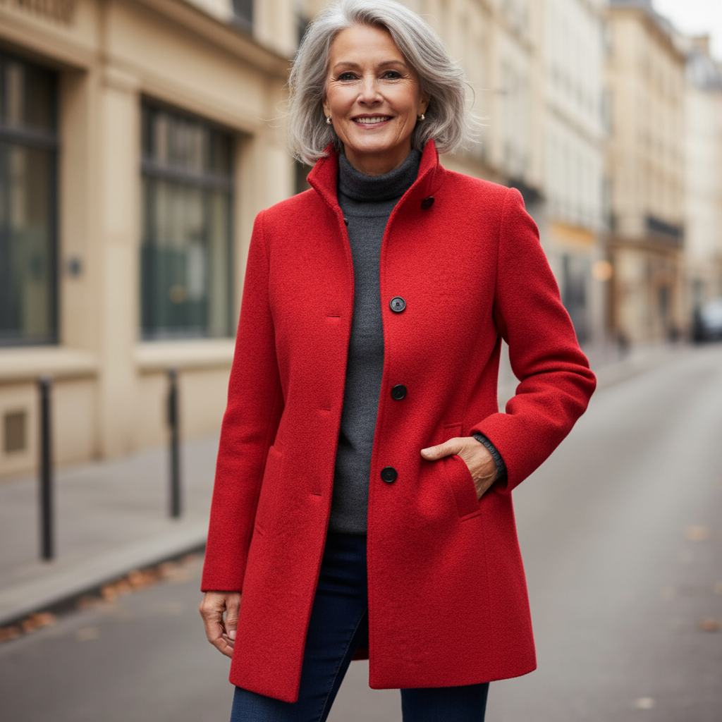 JulietteCannes™ | Eleganter Mantel aus Woll - Ende der Kollektion 60 %