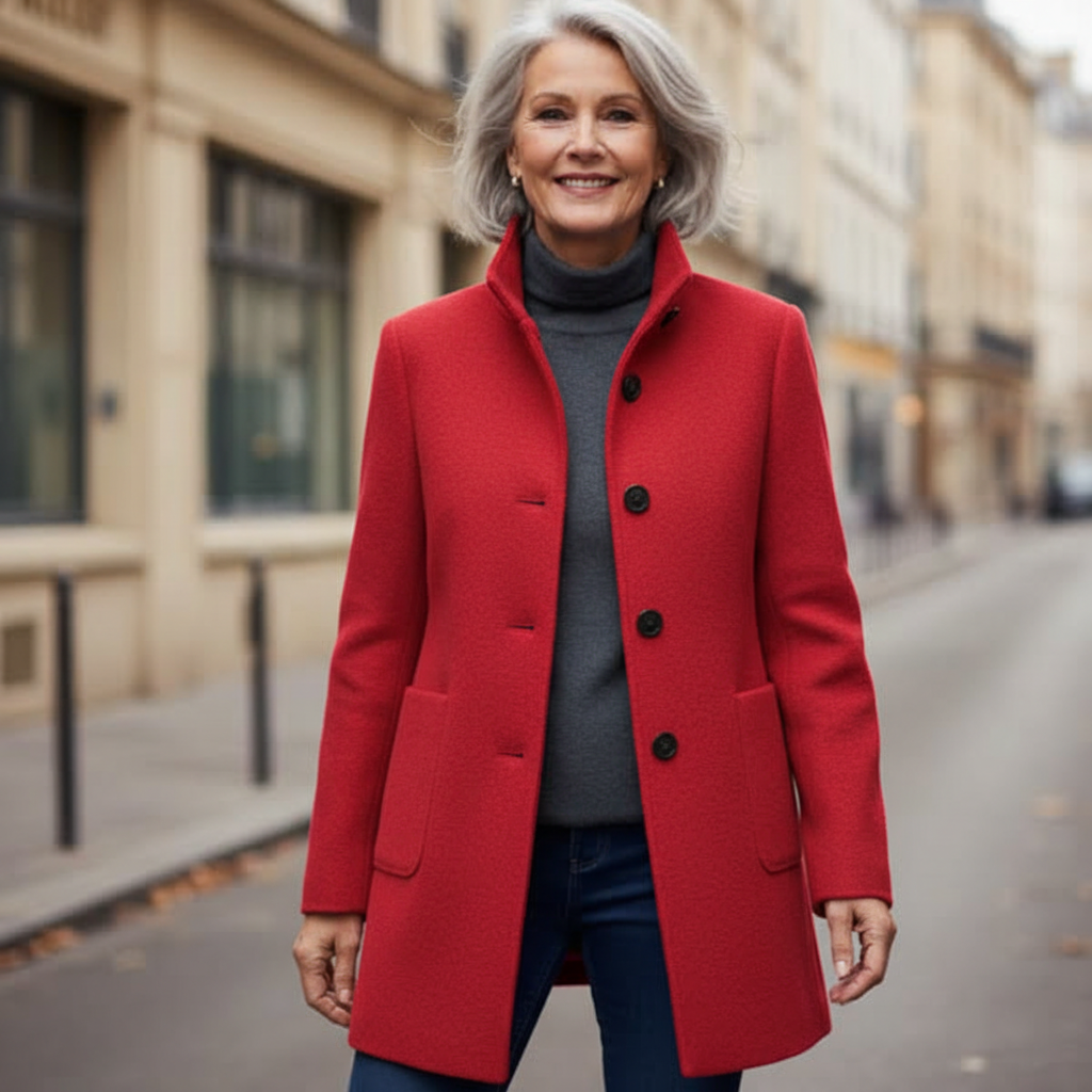 JulietteCannes™ | Eleganter Mantel aus Woll - Weihnachtsrabatt 60 %